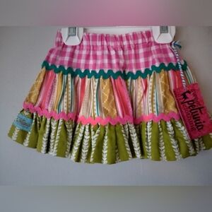 NWT Sweet Petunia Boutique Skirt Size 12 Months Girls Skirt 12 Months Whimsical